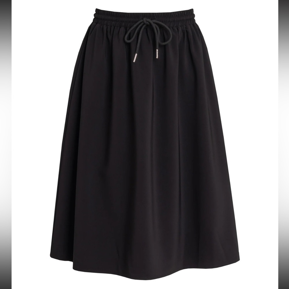 Black drawstring skirt NWT